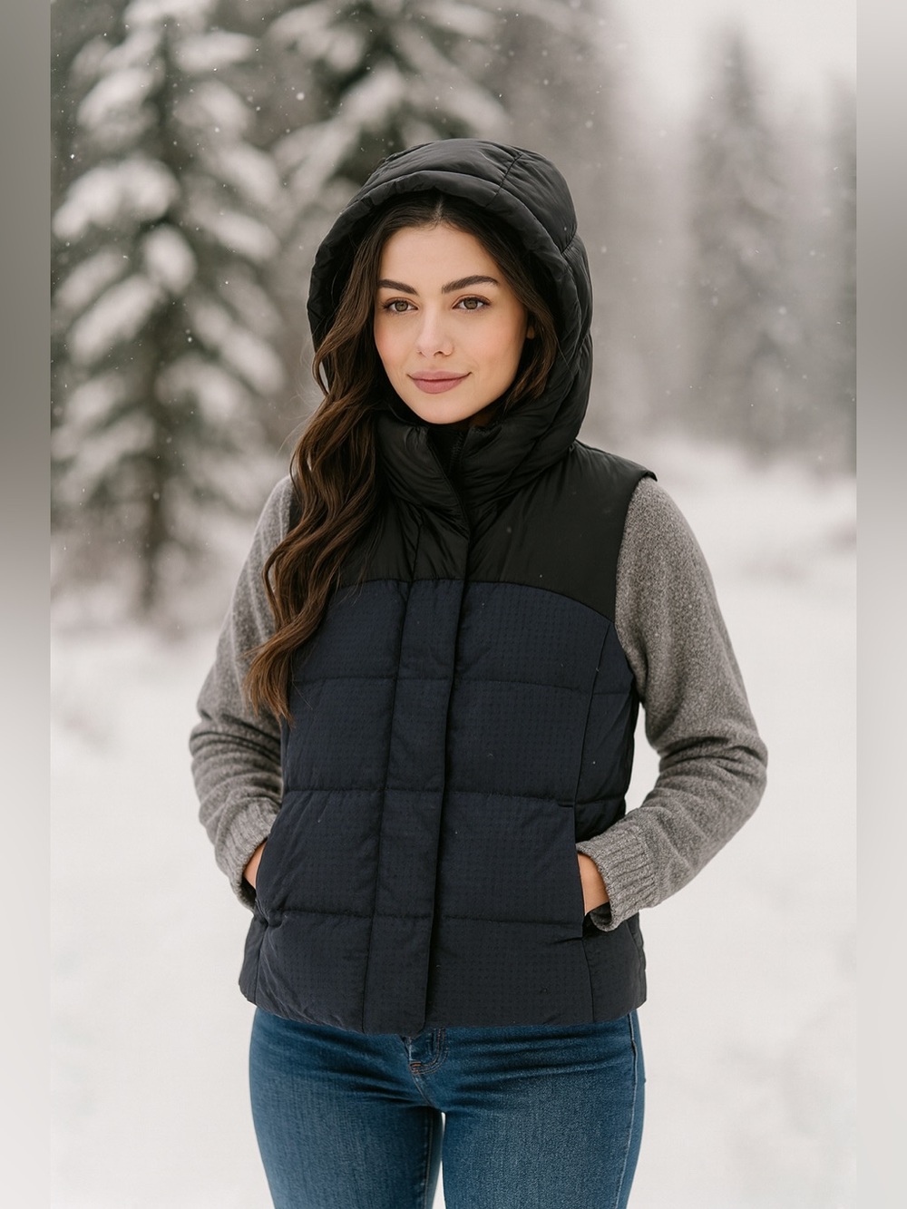 The North Face Hooded Puffer Vest